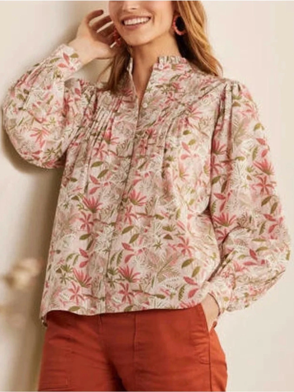 Boden Miranda Floral Blouse US 6